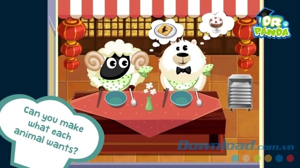 Game quản lý nhà hàng hấp dẫn Dr. Panda Restaurant cho Android