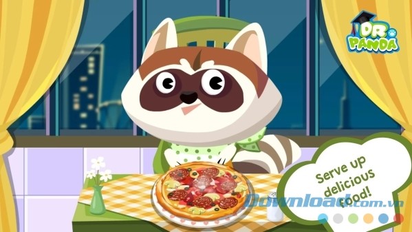 Niềm vui của thực khách là hạnh phúc của bạn trong Dr. Panda Restaurant cho Android