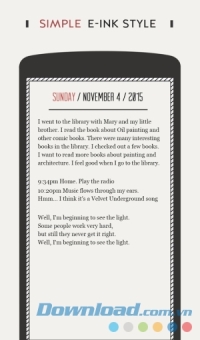 DayGram cho Android có phong cách e ink đơn giản