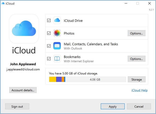 Đồng bộ và quản lý mọi dữ liệu, trên mọi thiết bị với iCloud cho PC
