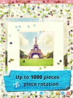 Jigsaw Puzzles Real cho Android  có hàng nghìn miếng ghép