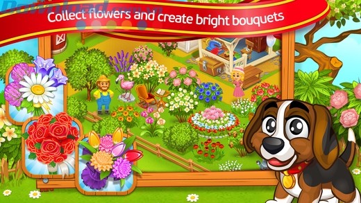 trồng thật nhiều loài hoa và tạo ra khu vườn sặc sỡ