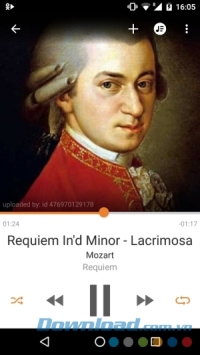 Nghe nhạc trên OK cho Android