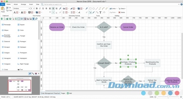 MyDraw cho Mac mang tới một loạt công cụ hỗ trợ thiết kế tuyệt vời