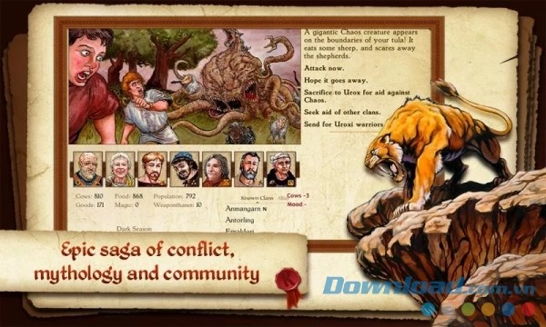 Game RPG chiến thuật hấp dẫn King of Dragon Pass cho Android