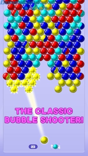 Game bắn bong bóng cổ điển cho iOS