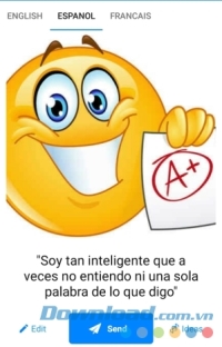 Elite Emoji cho Android hỗ trợ đa ngôn ngữ