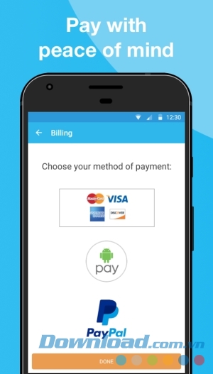 Thanh toán dễ dàng trên Wish - Don't OverPay cho Android