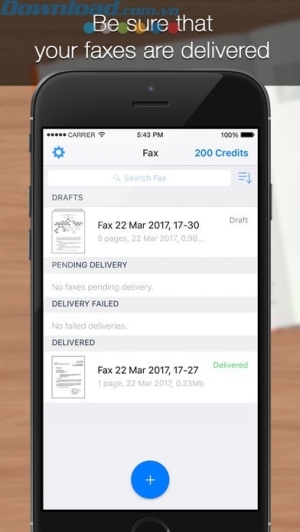 Đảm bảo tài liệu của bạn đã được gửi
