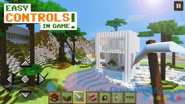 World Craft Dream Island cho Android có cơ chế điều khiển dễ dàng