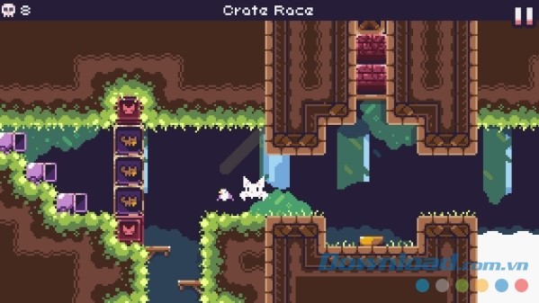 Thiết kế đồ họa pixel cổ nhưng đẹp mắt của Cat Bird cho Android