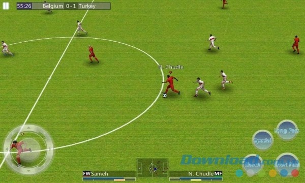 Thiết kế đồ họa tuyệt đẹp của World Soccer League cho Android