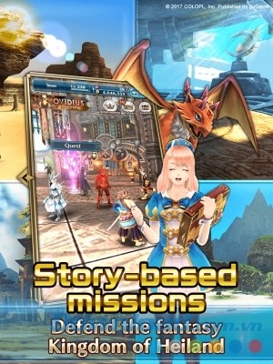 Dragon Project cho Android là game có nhiệm vụ dựa trên cốt truyện