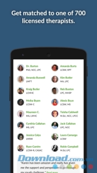 BetterHelp cho Android kết nối hơn 700 chuyên gia