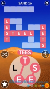 Wordscapes cho Android có độ khó tăng dần