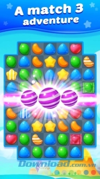 Game phiêu lưu giải đố Candy Fever cho Android