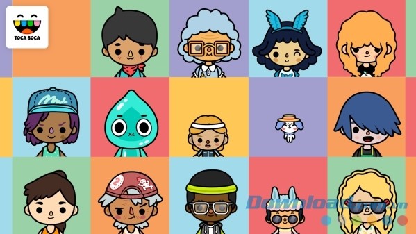 Thiết kế nhân vật ngộ nghĩnh của Toca Life: Farm cho Android