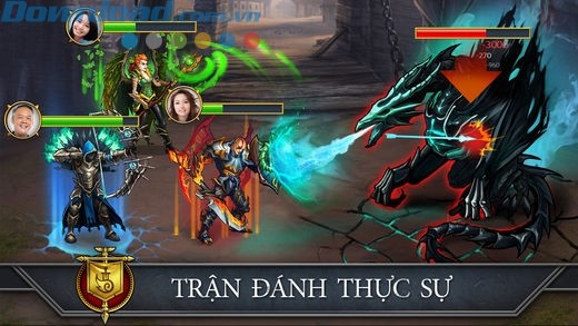 Tham gia vào các trận đánh thực sự