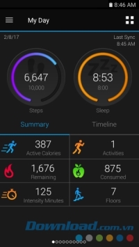 Ứng dụng sức khỏe Garmin Connect Mobile cho Android
