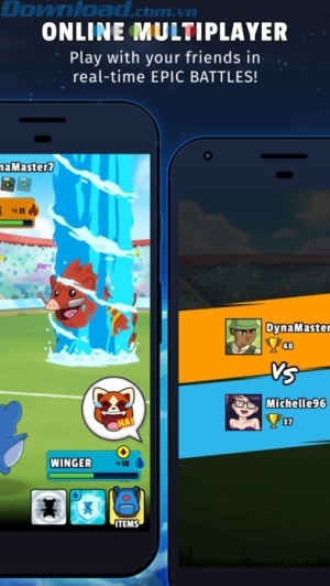 Chơi với bạn bè và nhiều người chơi khác trên thế giới