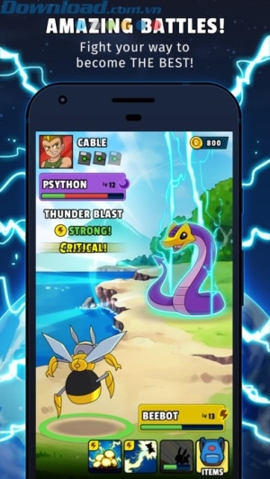 Tham gia các trận đấu PvP thời gian thực