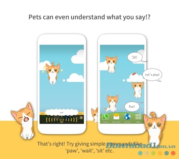 Tương tác với vật nuôi ngay trên mobile nhờ Hellopet cho Android