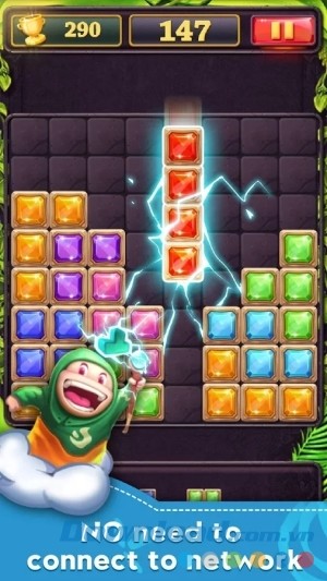 Chơi Block Puzzle Jewel cho Android không cần kết nối mạng