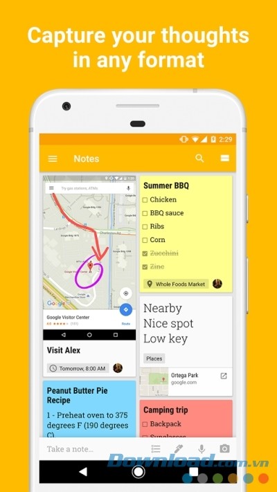 Tạo ghi chú đơn giản với Google Keep cho Android Tạo ghi chú đơn giản với Google Keep cho Android