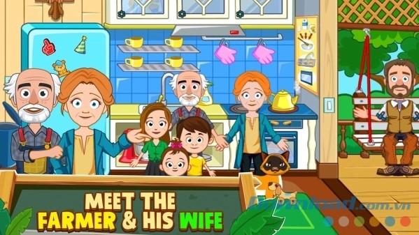 My Town: Farm cho Android dẫn bạn tham quan một hộ gia đình nông dân vui vẻ