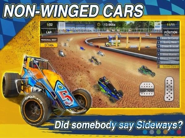 Game đua tốc độ Dirt Trackin Sprint Cars cho Android 