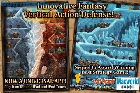 Game phòng thủ tháp theo chiều dọc mới lạ và hấp dẫn