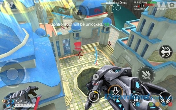 Heroes of Warfare cho Android có hệ thống điều khiển trực quan