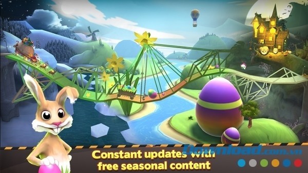 Bridge Constructor cho Android cập nhật nội dung liên tục