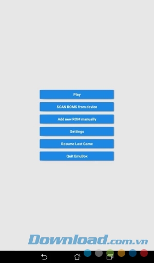 Trình giả lập game EmuBox cho Android