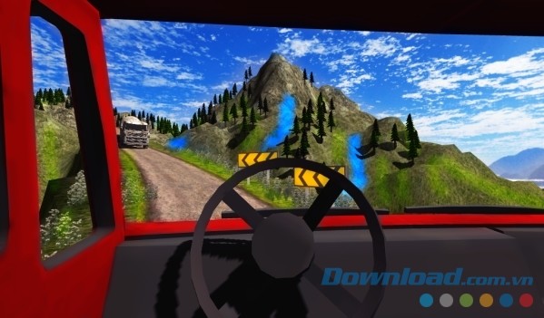 Trải nghiệm cảm giác tài xế xe tải thực sự trong buồng lái ảo của Truck Driver Cargo cho Android
