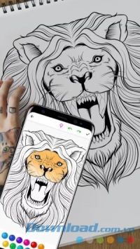Ứng dụng tô màu InColor cho Android