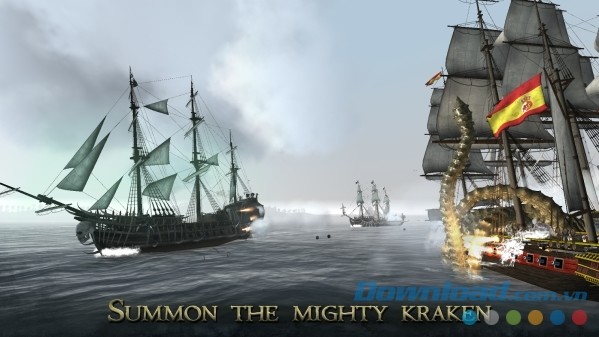 Triệu hồi quái vật hung hãn nhất đại dương chỉ có tại The Pirate: Plague of the Dead cho Android
