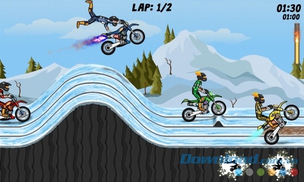 Rất nhiều thử thách đua xe thú vị đang chờ đón bạn tại Stunt Extreme cho Android