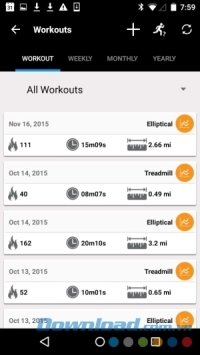 ViewFit cho Android thống kê bài tập