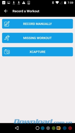 ViewFit cho Android hỗ trợ ghi lại bài tập
