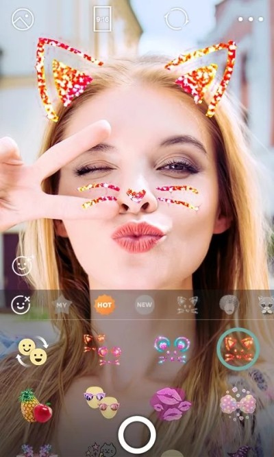 Chụp ảnh với nhiều hiệu ứng tuyệt đẹp của B612 trên Android