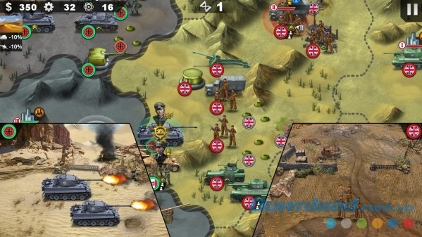 Game chiến tranh hấp dẫn World Conqueror 4 cho Android