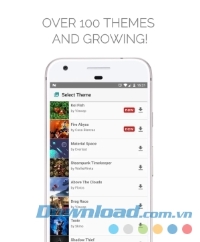 3D Parallax Background cho Android có hơn 100 theme