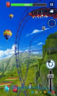Roller Coaster 3D cho Android có đồ họa đẹp