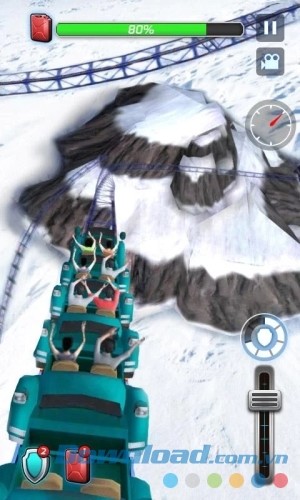Đường tàu của Roller Coaster 3D cho Android