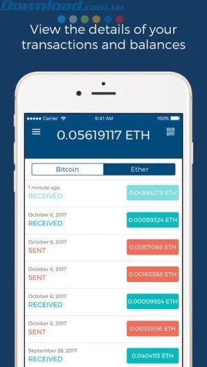 Xem chi tiết các giao dịch