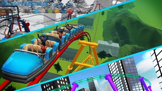 Game mô phỏng tàu lượn siêu tốc trong công viên giải trí