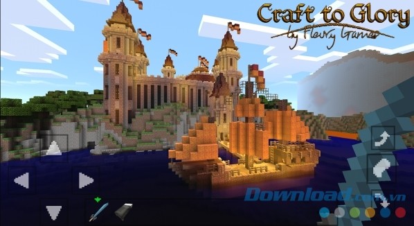 Game sinh tồn "ăn theo" Mincecraft cực hay Craft to Glory cho Android