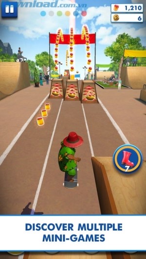 Khám phá nhiều minigame thú vị