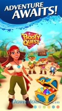 Tham gia chuyến phiêu lưu kỳ thú trong game Booty Quest cho Android